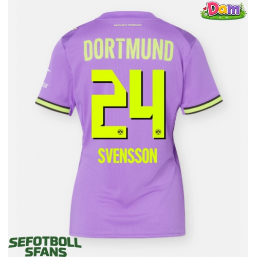 Borussia Dortmund Daniel Svensson #24 Tredje Tröja Kvinnor 2026-27 Kortärmad